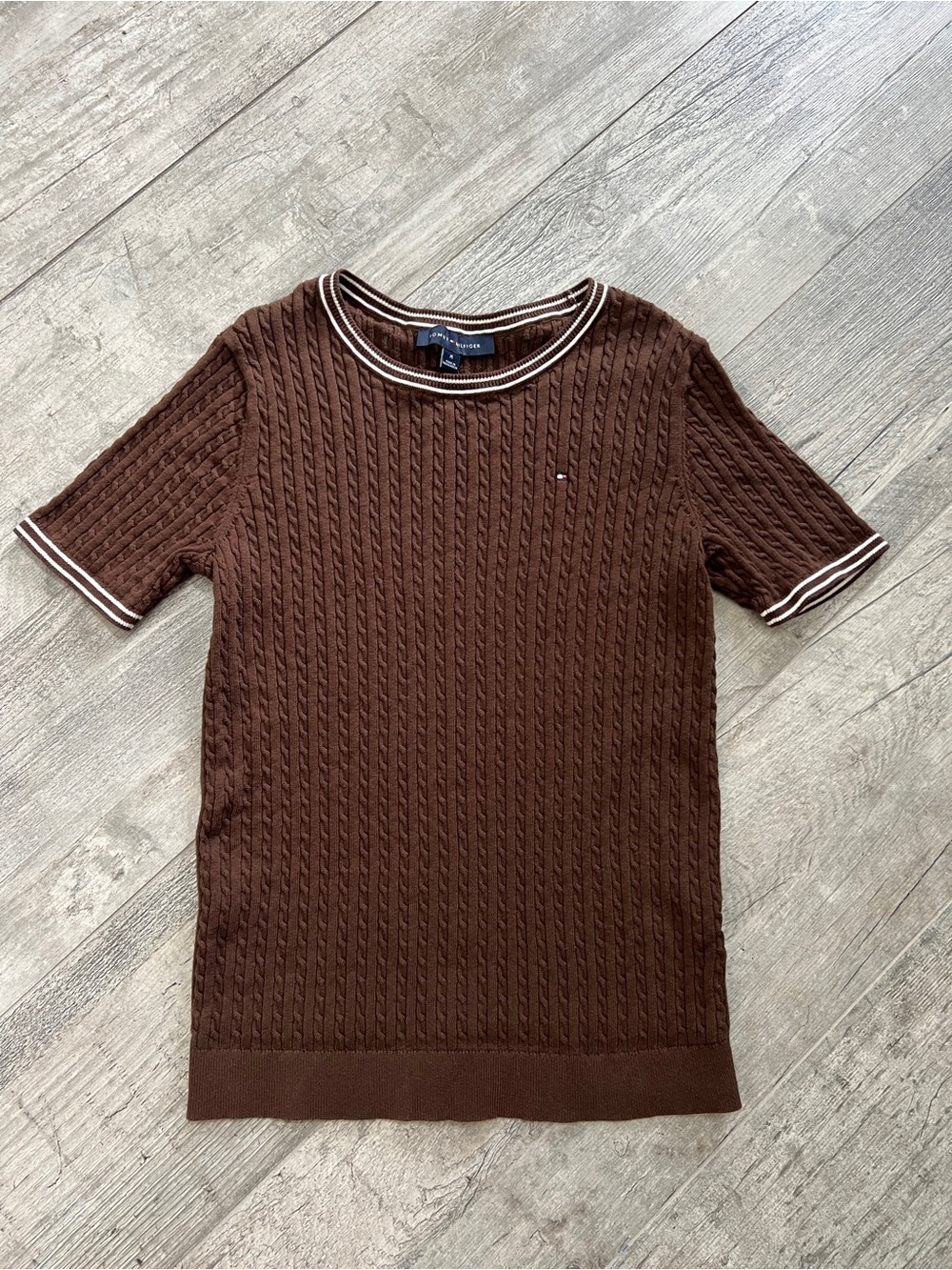 Tommy Hilfiger Vintage Summer Classic 100% Cotton Crewneck Sweater